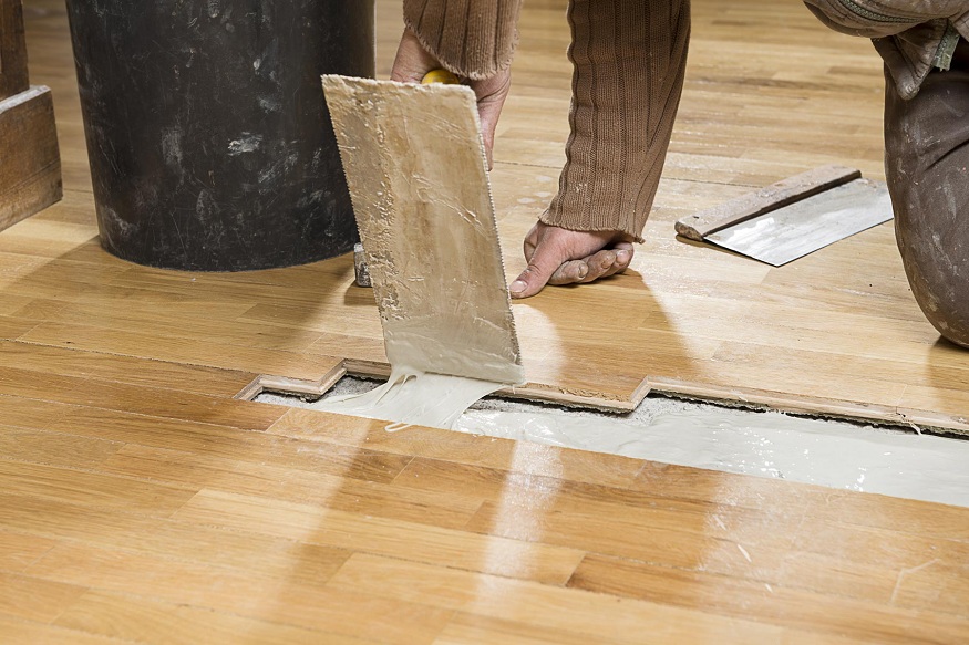 Damaged Flooring Plank
